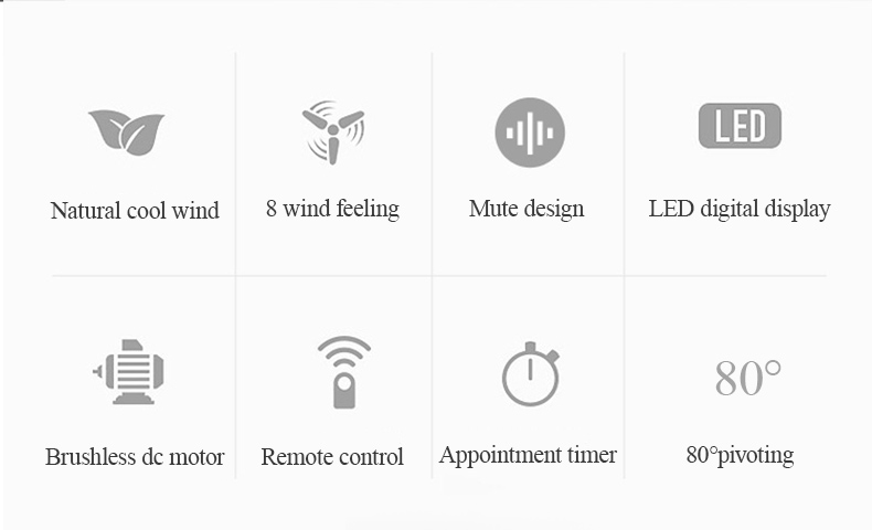 UML-018 Portable Electric Remote Control Floor Air Cooling Bladeless ...